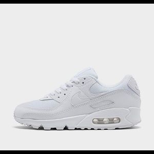 All White Nike Air Max 90
